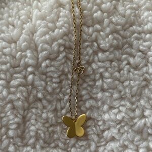 Kate Spade Gold Butterfly Necklace